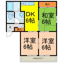 レーベンハイムの物件間取画像